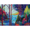 1000stukjes puzzel Ravensburger Indigo Forest