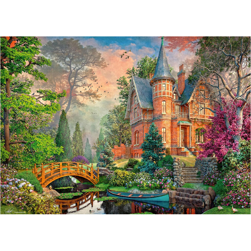 1000stukjes puzzel Ravensburger Terracotta Mansion
