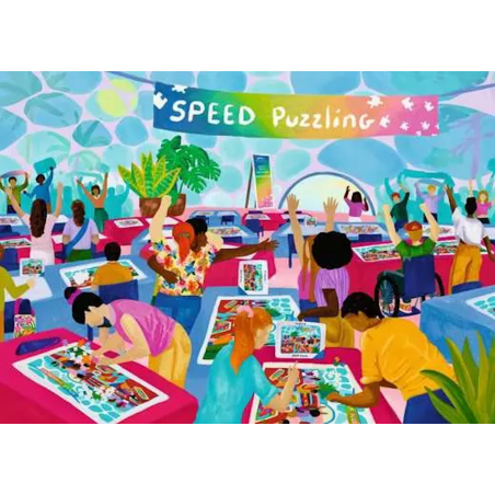 1000stukjes puzzel Ravensburger Speed Puzzling