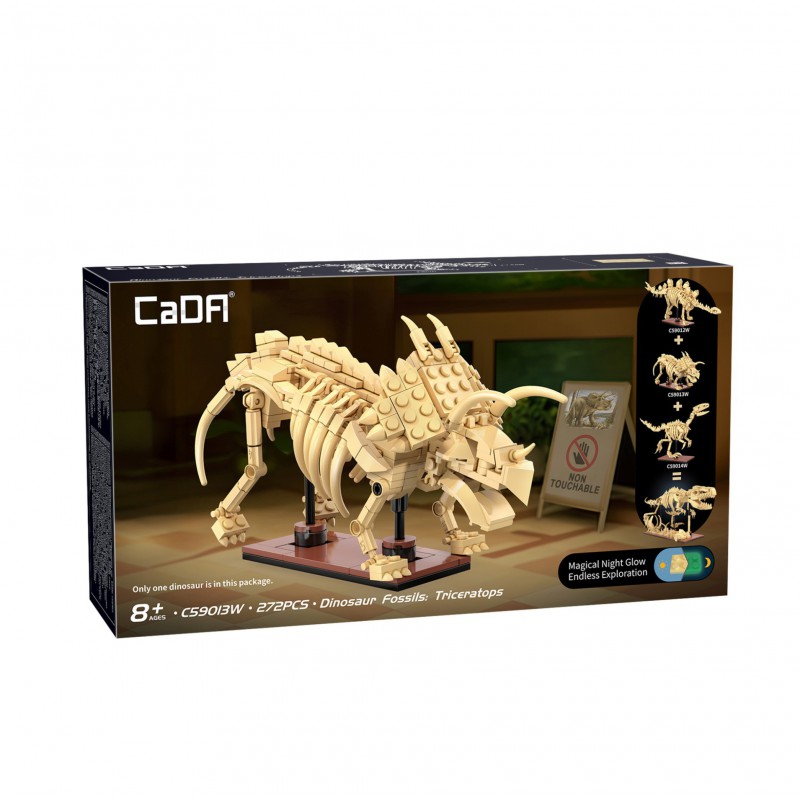 CaDA C59013W - Dinosaur Fossils: Triceratops - Creative Serie