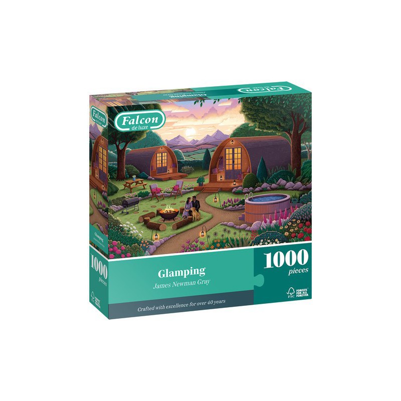 Glamping, Falcon 1000 stukjes