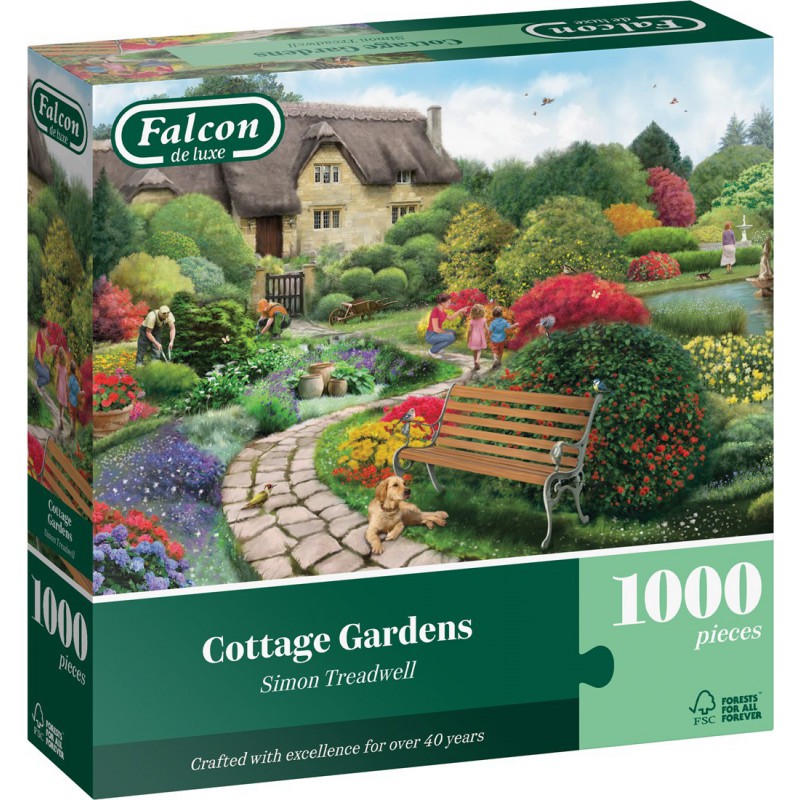 Cottage gardens, Falcon 1000 stukjes