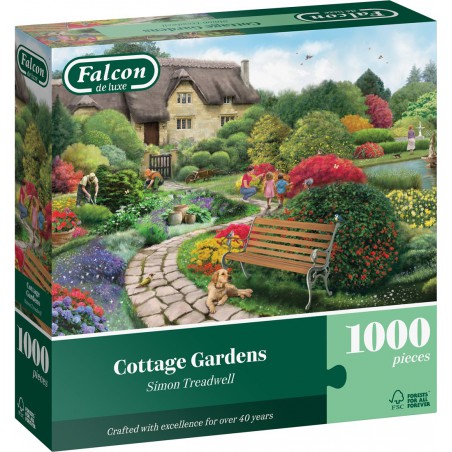 Cottage gardens, Falcon 1000 stukjes