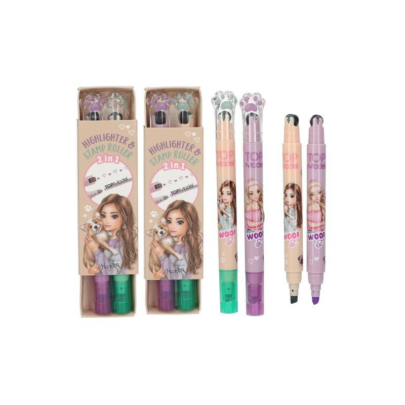 TOPModel tekstmarker en stempelroller 12626