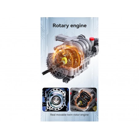 CaDA C61502W - Mazda RX-7 - Master RC Bouwset