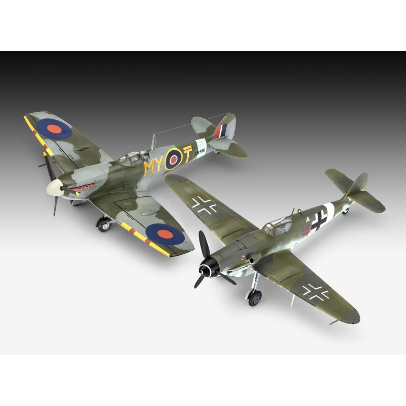 Start Set,Messerschmitt bf109g-10 & Supermarine Spitfire , Revell