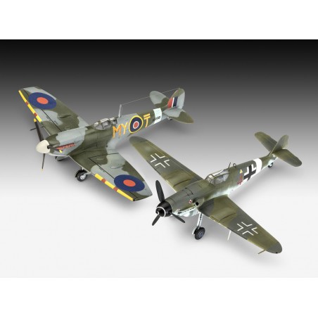 Start Set,Messerschmitt bf109g-10 & Supermarine Spitfire , Revell