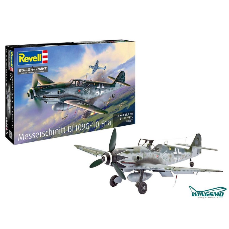 Messerschmitt Bf 109G-10 erla  1:32, Revell   03752