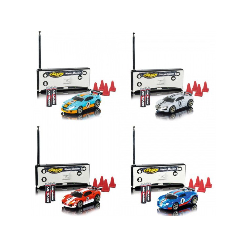 RC Nano Racer Assorti 2.4Ghz 1:60, Carson