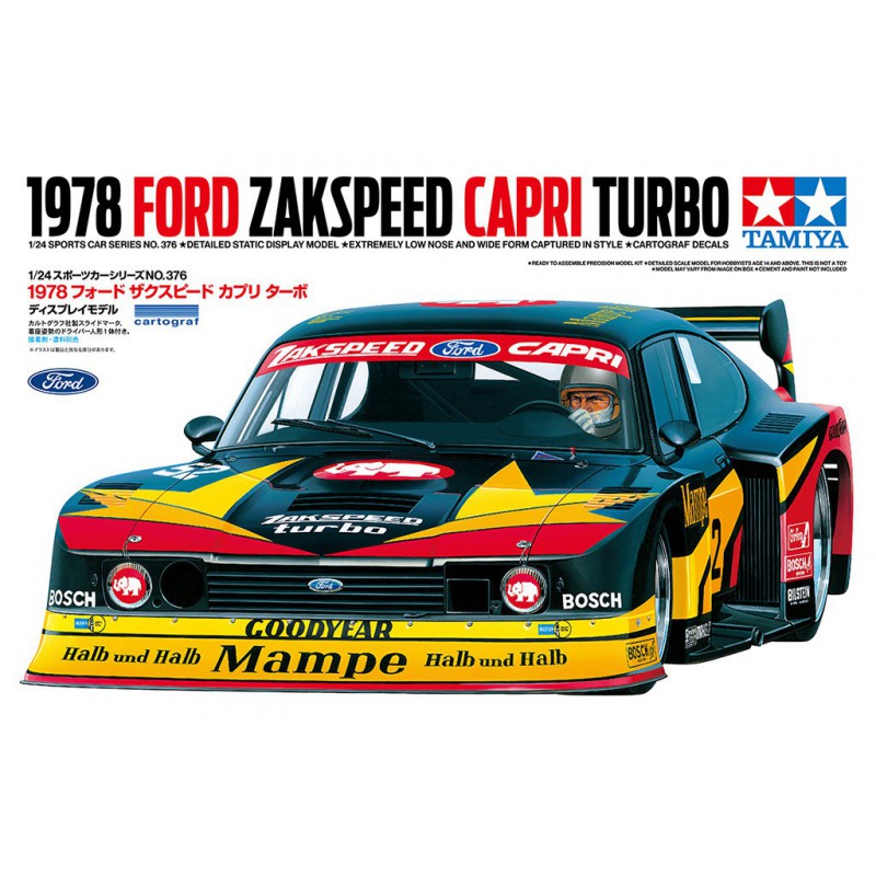Ford Zakspeed Capri Turbo 1978 1:24, Tamiya