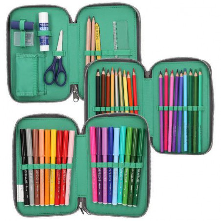 Dino World 3-vaks etui PANTHER 13709