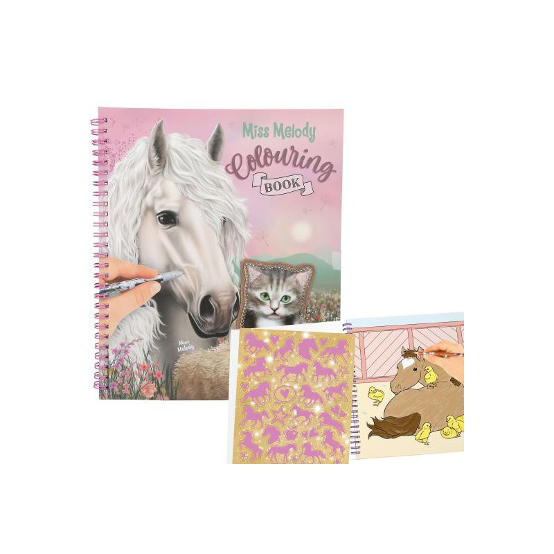 Miss Melody kleurboek met pailletten 13745