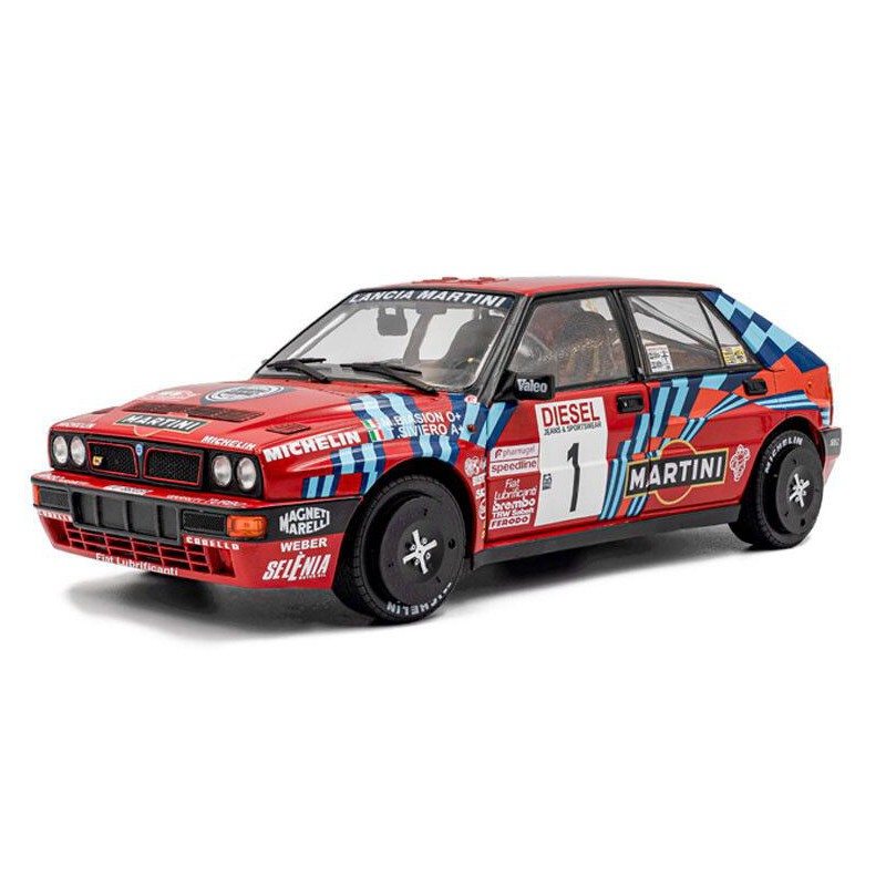 Lancia Delta HF Intergrale 1 Biasion / Siviero San Remo '89 - 1:18 - Solido
