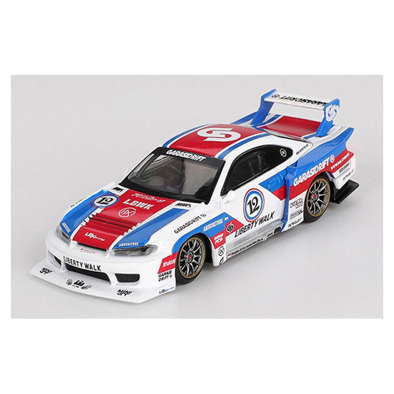Nissan Silvia S15 LB-Super Sil. Garasidrift X LBWK '25 (1022) - Mini GT