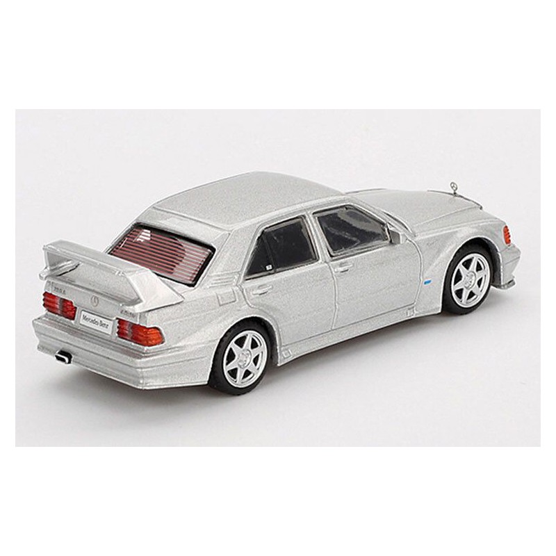 Mercedes Benz 190E 2.5-1.6 Evo 2 '89, zilver (852) - Mini GT