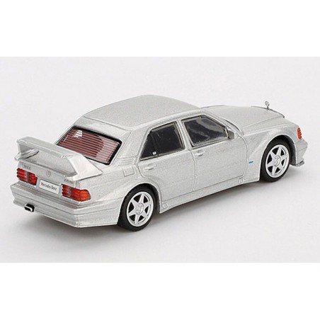 Mercedes Benz 190E 2.5-1.6 Evo 2 '89, zilver (852) - Mini GT
