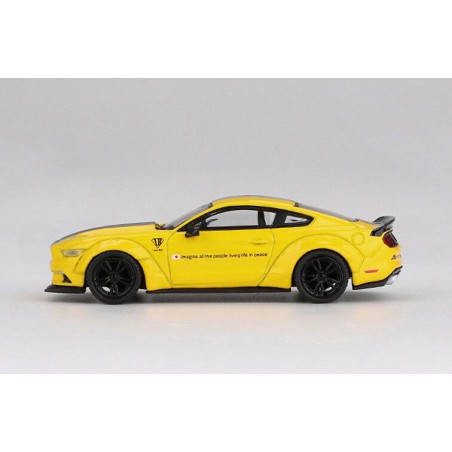 Ford Mustang LB-Works triple yellow '15 (1077) - Mini GT