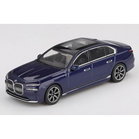 BMW I7 Xdrive60 '22, blauw met. (1111) (blister verpakking) - Mini GT