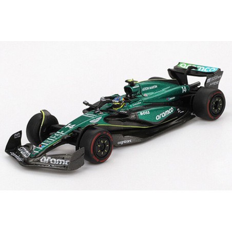 Aston Martin AMR24 14 F. Alonso Bahrain GP '24 F1 (999) - Mini GT