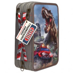 Dino World 3-vaks etui NEW WORLD 13693