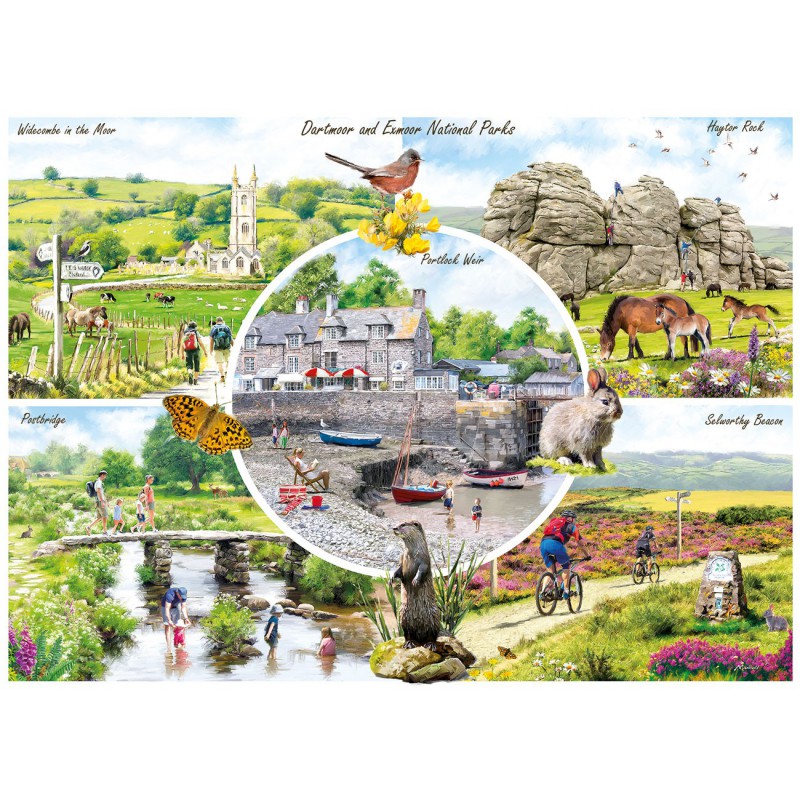 Dartmoor & Exmoor (1000) Gibsons puzzel