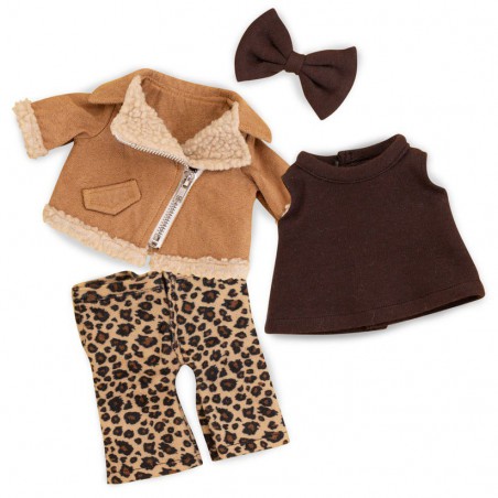 Lucky Doggy Kledingset Leopard Outfit
