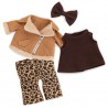 Lucky Doggy Kledingset Leopard Outfit