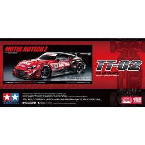 Motul Autech GT-R (TT-02), Brushless set Tamiya, Modelbouw RC