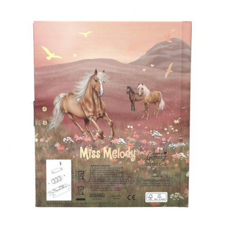 Miss Melody dagboek met code en geluid 13998