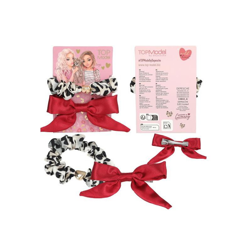 TOPModel haarclip en scrunchie LEOHEART 13842
