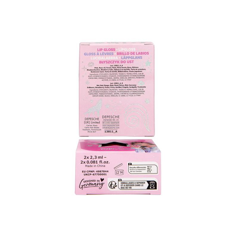 TOPModel lipgloss in oordopjes doosje BEAUTY and ME 13811