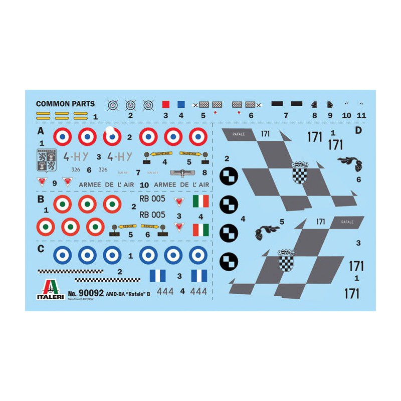 Rafale B 1:72, Italeri