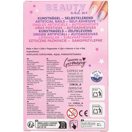 TOPModel kunstnagels glitter BEAUTY and ME 13816