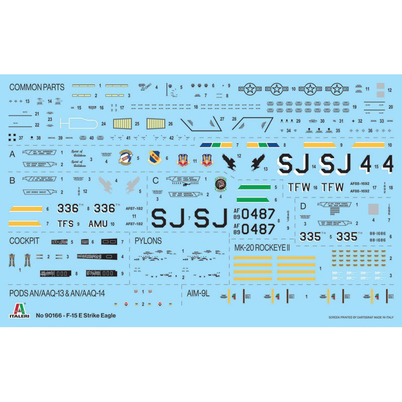 F-15E Strike Eagle 1:72, Italeri