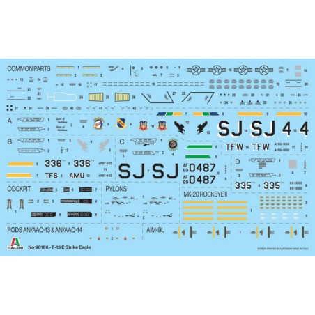 F-15E Strike Eagle 1:72, Italeri