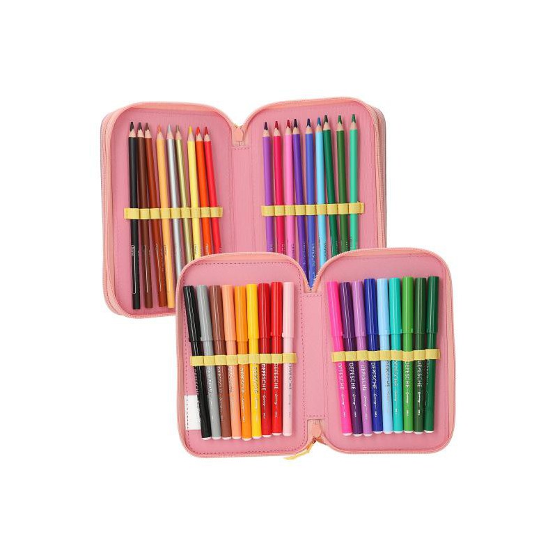 Kopie van TOPModel 3-vaks etui JUICY 13324