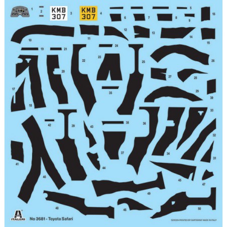 Toyota Land Cruiser SAFARI 1:24, Italeri