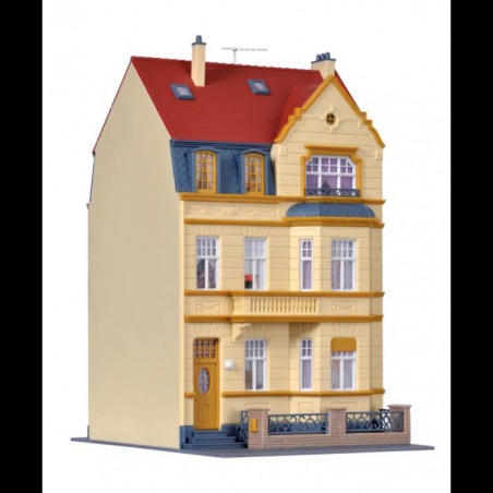 Rijtjeshuis met erker in Bonn Kibri, H0 1:87