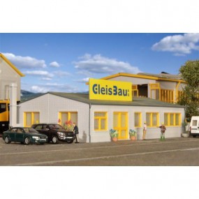 Werkskantine Gleisbau, Kibri, H0 1:87