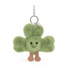Amuseables Siofra shamrock bag charm, Jellycat