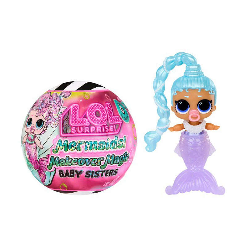 L.O.L. Surprise! Mermaids Makeover Magic Baby Sisters