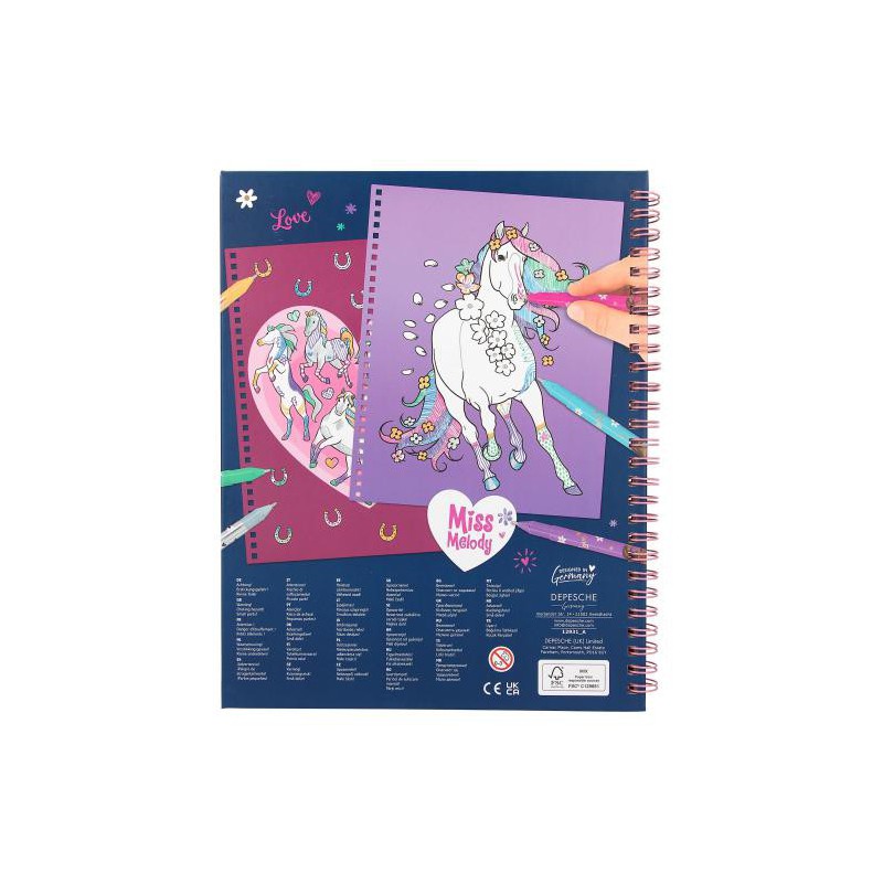 Miss Melody Create your glitter Horses 12931