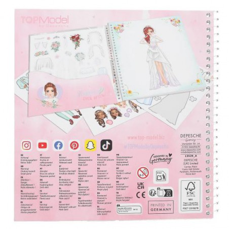 TOPModel Dress Me Up stickerboek Wedding 13529