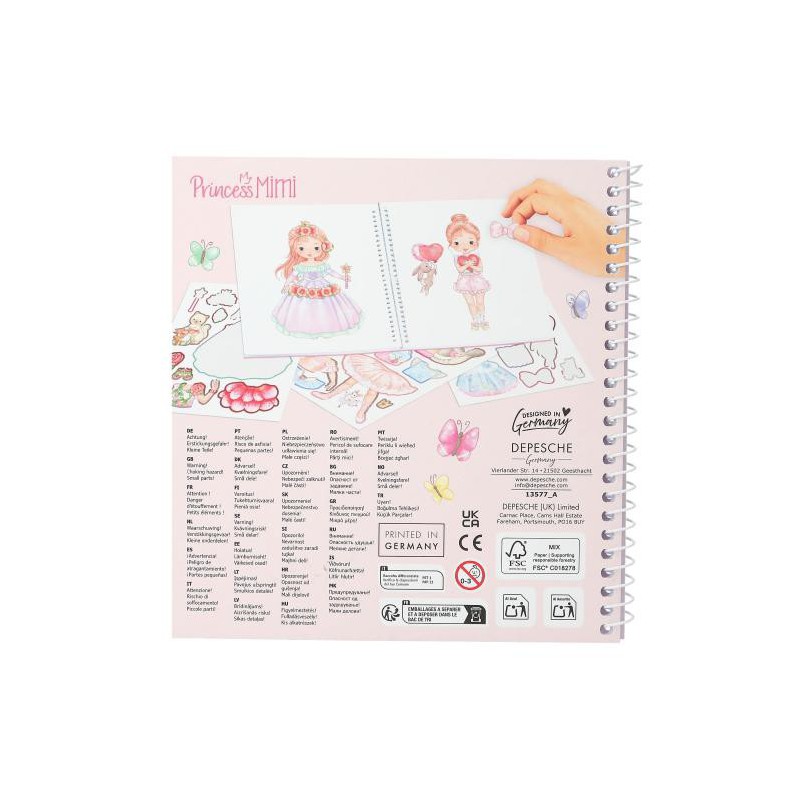 Princess Mimi Dress Me Up stickerboek 13577