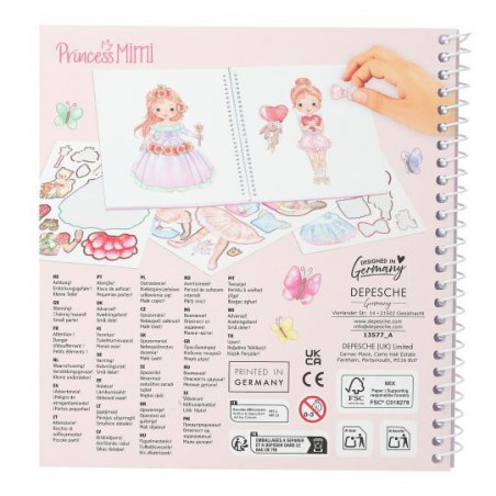 Princess Mimi Dress Me Up stickerboek 13577
