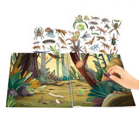 Explorer Stickerworld met reliëfstickers 13599