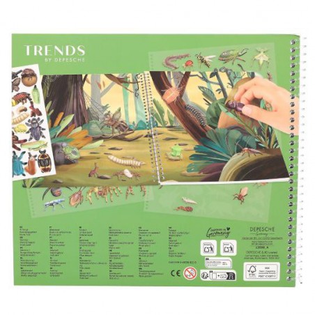 Explorer Stickerworld met reliëfstickers 13599