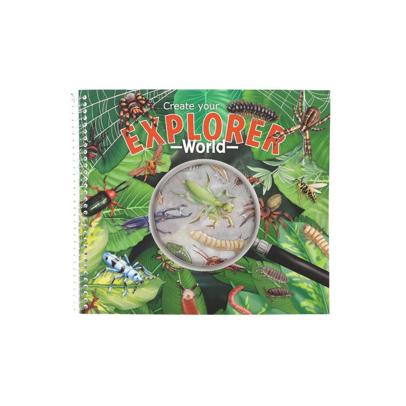 Explorer Stickerworld met reliëfstickers 13599