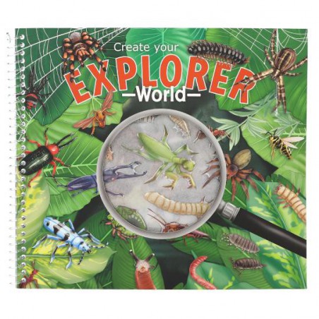 Explorer Stickerworld met reliëfstickers 13599