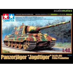 WWII DT.SCHW.PZ Jagdtiger Fruhe Produktion 1:48, Tamiya